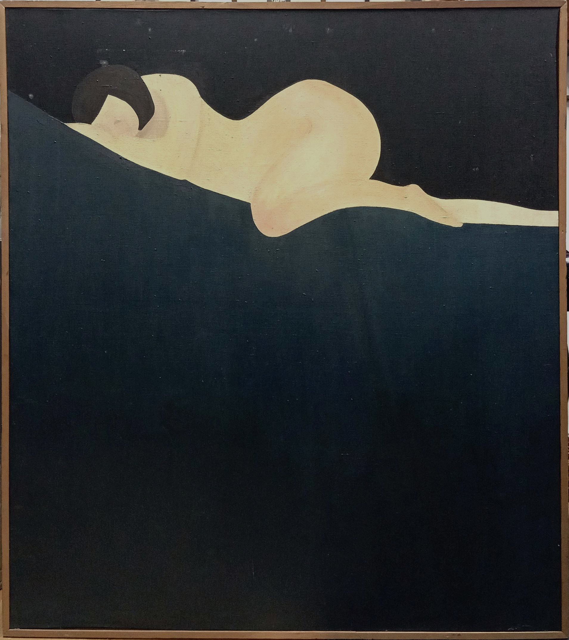 1975 Desnudo 130x115 Óleo sobre lienzo